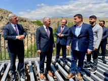 Vali Cahit Çelik, Yeşilburç’taki turizm çalışmalarını yerinde inceledi