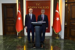 Vali Çelik, Adana Valisini ziyaret etti
