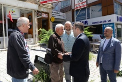 Vali Nedim Akmeşe Niğde esnafı ve vatandaşlarla buluştu