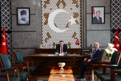 Yeni Emniyet Müdüründen Vali Akmeşe’ye Ziyaret