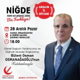 Yeniden Refah Partisi Niğde İl Divanı Bu Akşam Toplanıyor