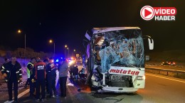 Yolcu otobüsleri çarpıştı: 15 yaralı!