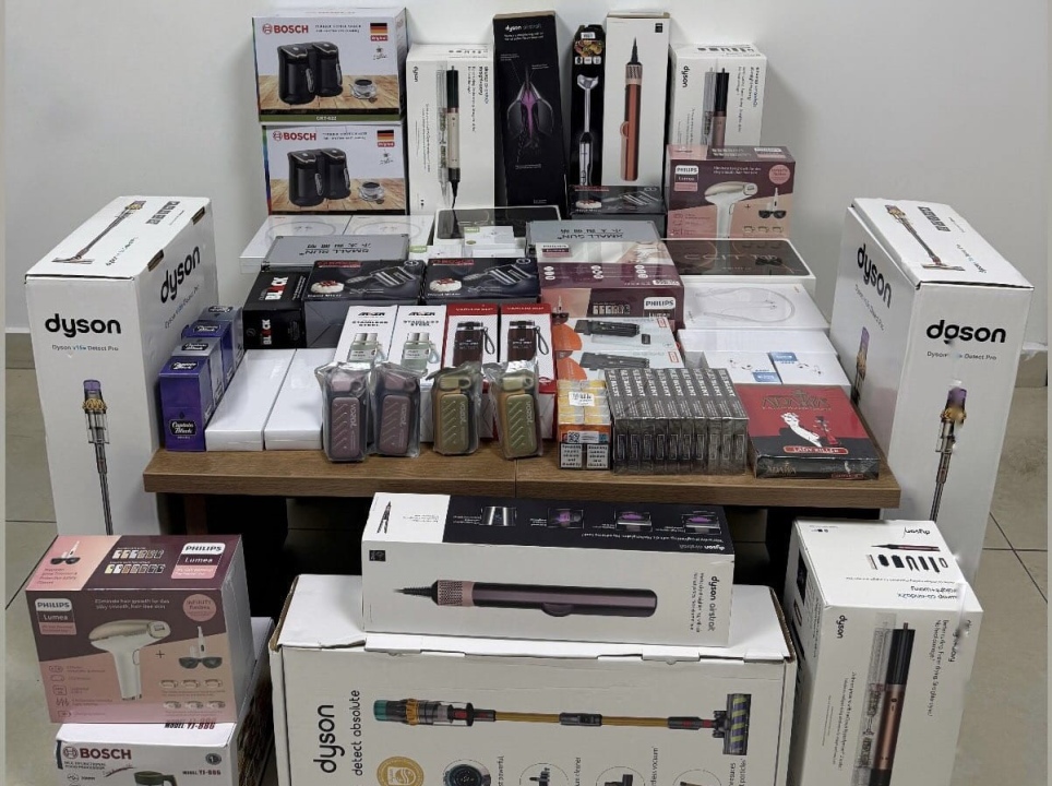 Yolcu otobüsünde kaçak ürün ele geçirildi