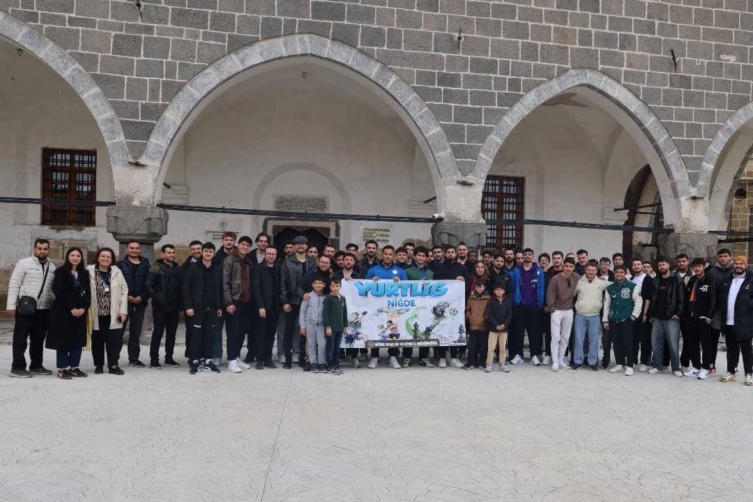 Yurtlig için Niğde’ye gelen sporculara şehir turu