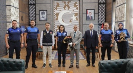 Zabıta Teşkilatı’ndan Vali Çelik’e Ziyaret
